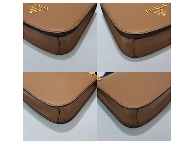 Prada Borsa a tracolla Peony Marrone - vista 7