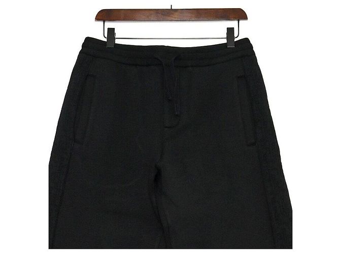 Dior Schwarze Jogginghose aus Baumwollmischung mit Oblique-Muster - Ansicht 2