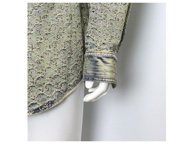 Gucci Giacca camicia in denim da uomo - vista 3