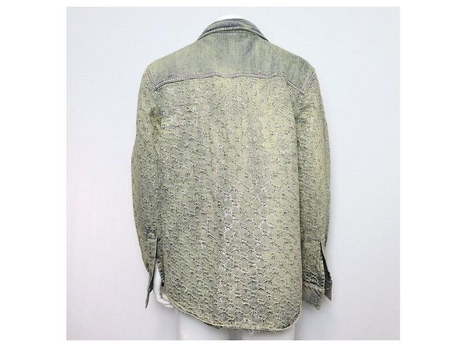 Gucci Giacca camicia in denim da uomo - vista 4