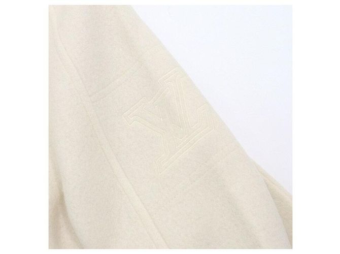 Louis Vuitton Quilted Textured Wool Men's Pants White - view 7