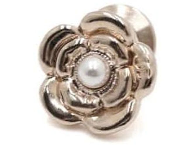 Chanel Set di spille a perno Camellia Gold CC Number Arancione - vista 5