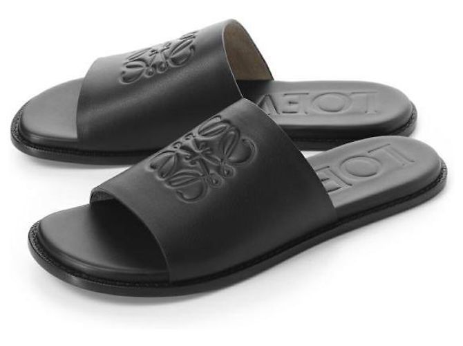 Loewe Ciabatte Flex Anatomic in pelle di vitello morbida - vista 3