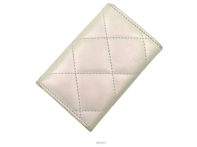 Chanel 19 Chanel Portacarte Bianco - vista 3