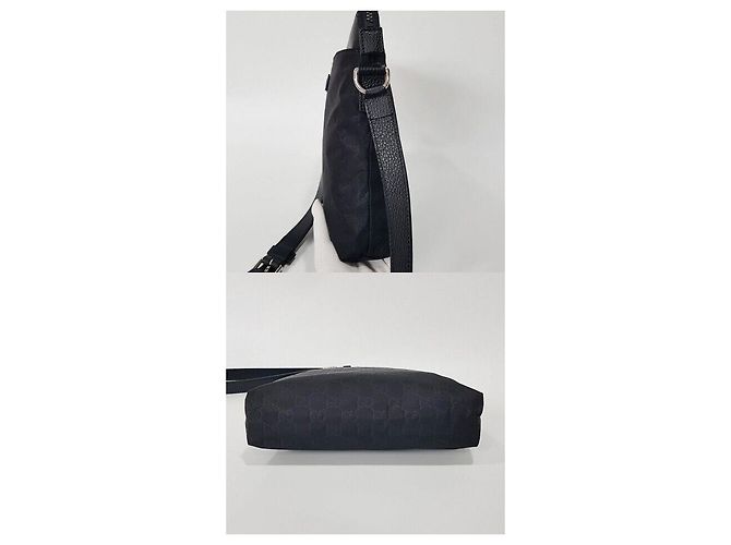 Gucci Borsa a tracolla in nylon Microshima Nero - vista 4