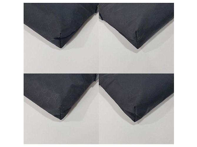 Gucci Borsa a tracolla in nylon Microshima Nero - vista 7