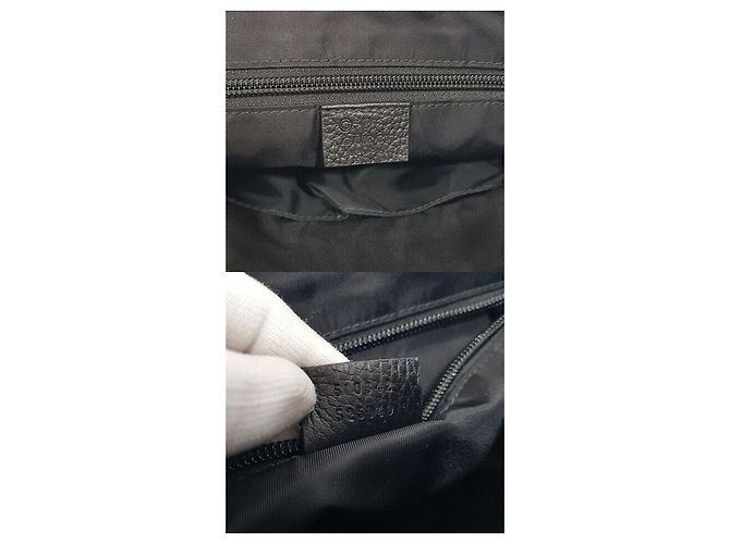 Gucci Borsa a tracolla in nylon Microshima Nero - vista 9