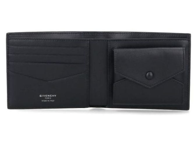 Givenchy Grained Leather Wallet Black - view 5