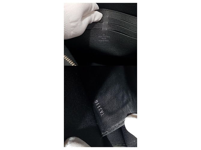 Louis Vuitton Pochette Voyage Taiga Nero - vista 10