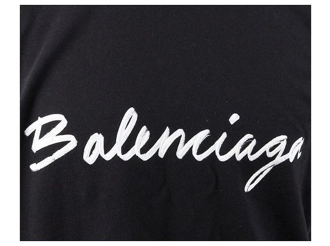 Balenciaga Logo T-Shirt Schwarz - Ansicht 5