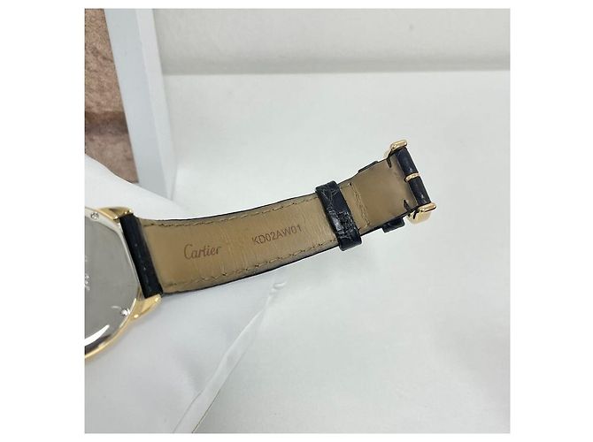 Cartier Longue Solo Gold Uhr (Small) Braun - Ansicht 6