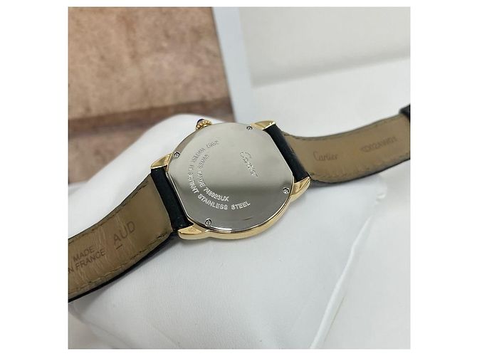 Cartier Longue Solo Gold Uhr (Small) Braun - Ansicht 7