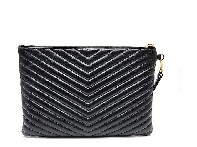 Saint Laurent Clutch Monogram New Medium Multicolor - vista 3