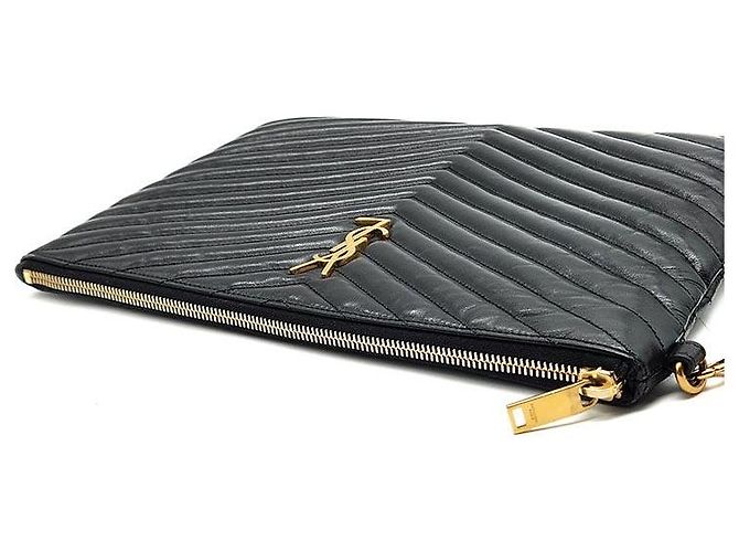Saint Laurent Clutch Monogram New Medium Multicolor - vista 5