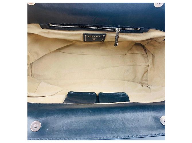 Prada Borsa Pocono Gofer Multi Big Tote Bag Verde - vista 5