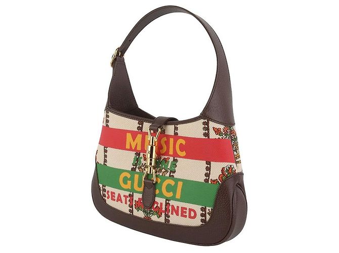 Gucci Borsa a tracolla Jackie Small Music Multicolore - vista 2