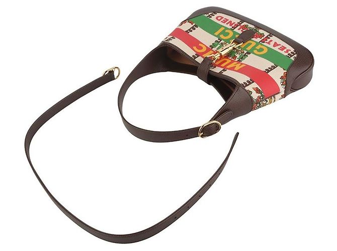 Gucci Borsa a tracolla Jackie Small Music Multicolore - vista 4