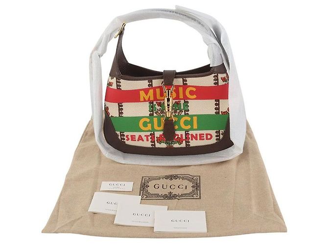 Gucci Borsa a tracolla Jackie Small Music Multicolore - vista 8