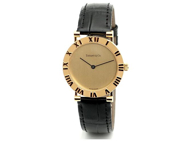 Tiffany & Co Atlas Medium Gold Vintage-Damenuhr Mehrfarben - Ansicht 10
