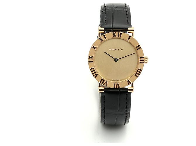 Tiffany & Co Atlas Medium Gold Vintage-Damenuhr Mehrfarben - Ansicht 18