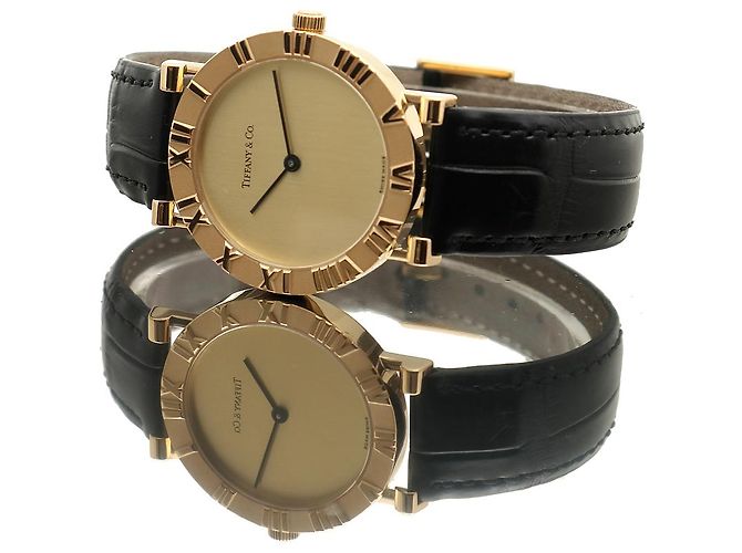 Tiffany & Co Atlas Medium Gold Vintage-Damenuhr Mehrfarben - Ansicht 22