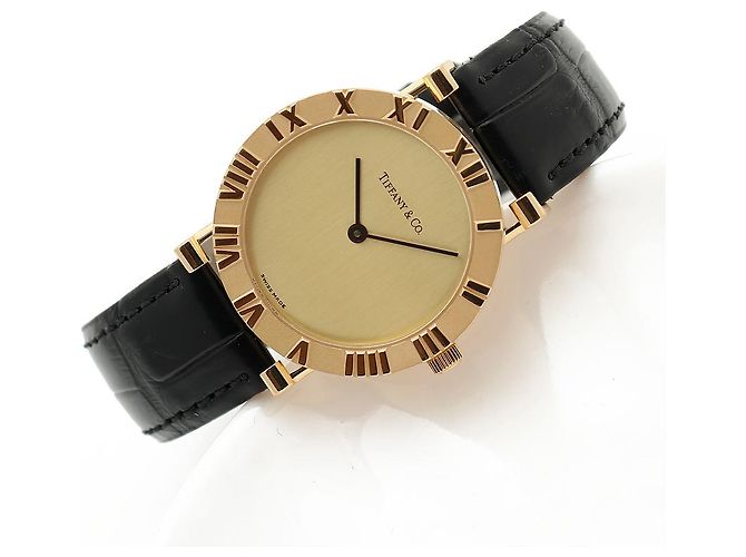 Tiffany & Co Atlas Medium Gold Vintage-Damenuhr Mehrfarben - Ansicht 24