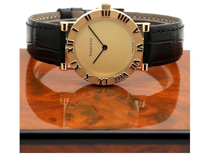 Tiffany & Co Atlas Medium Gold Vintage-Damenuhr Mehrfarben - Ansicht 25