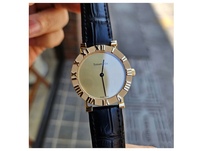 Tiffany & Co Atlas Medium Gold Vintage-Damenuhr Mehrfarben - Ansicht 4