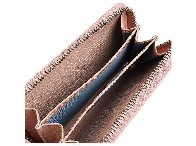 Gucci Tarjetero con cremallera GG Marmont rosa - vista 4