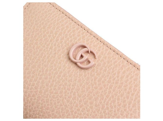 Gucci Tarjetero con cremallera GG Marmont rosa - vista 5