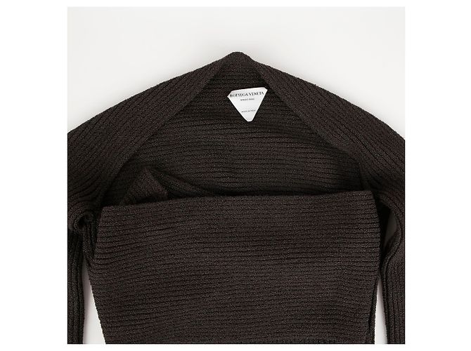 Bottega Veneta Braunes Rippstrickkleid - Ansicht 4
