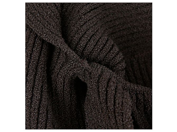 Bottega Veneta Braunes Rippstrickkleid - Ansicht 5