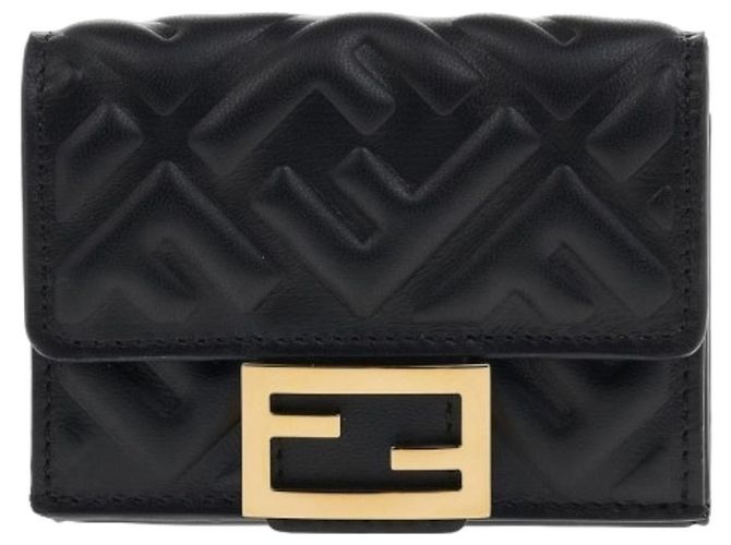 Fendi Micro Cartera Baguette AAJD Negro - vista 2