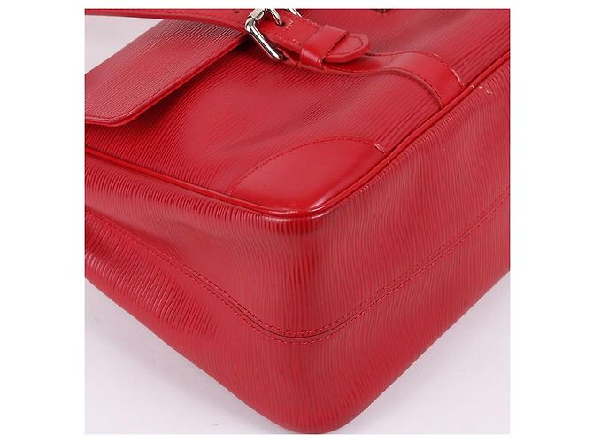 Louis Vuitton Tote e borsa a tracolla Épi Large Red Rosso - vista 10