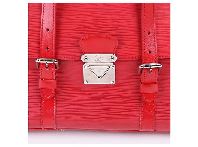 Louis Vuitton Tote e borsa a tracolla Épi Large Red Rosso - vista 2