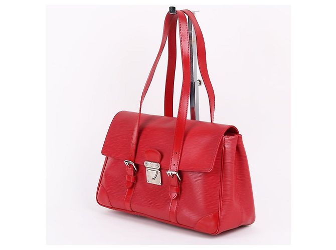 Louis Vuitton Tote e borsa a tracolla Épi Large Red Rosso - vista 3