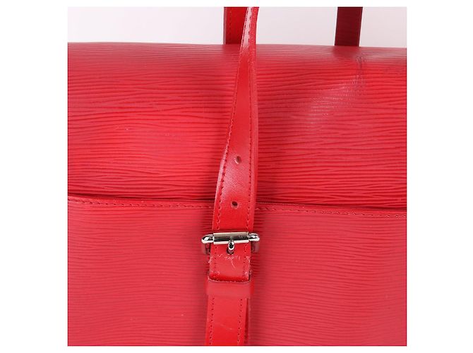 Louis Vuitton Tote e borsa a tracolla Épi Large Red Rosso - vista 7