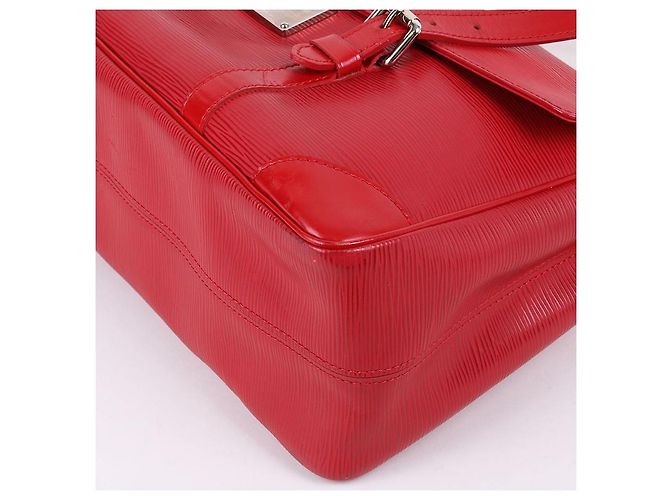 Louis Vuitton Tote e borsa a tracolla Épi Large Red Rosso - vista 9