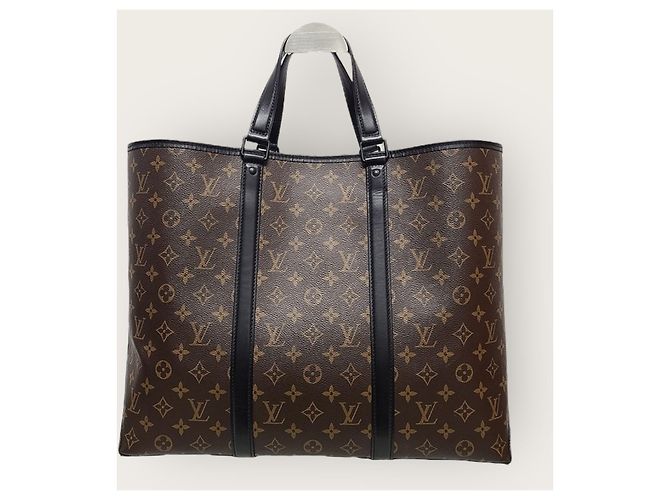 Louis Vuitton Tote Crossbody Monogram Macassar Marrone - vista 6