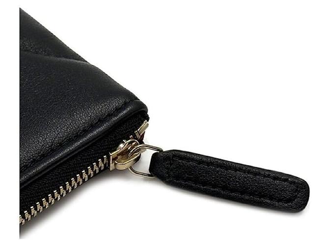 Chanel Clutch in agnello Medium Nero - vista 5