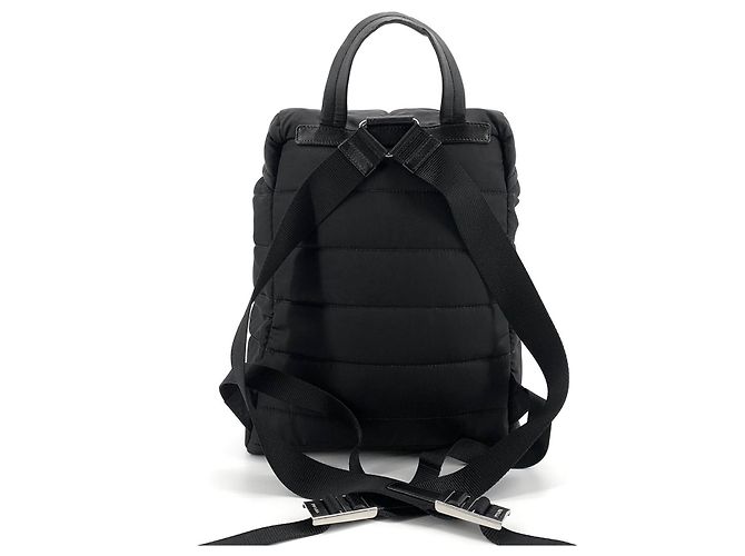 Prada Re-Nylon Pocono Rucksack Schwarz - Ansicht 5