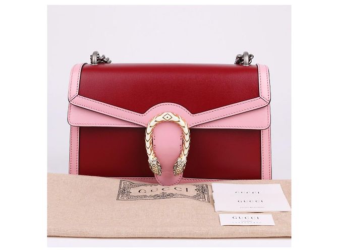 Gucci Dionysus Bi-Color Medium Chain Bag Rot - Ansicht 12