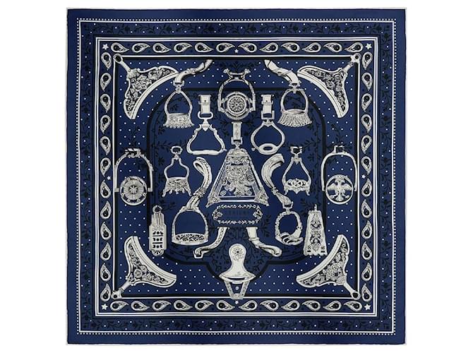 Hermès Foulard Bandana Nero - vista 4