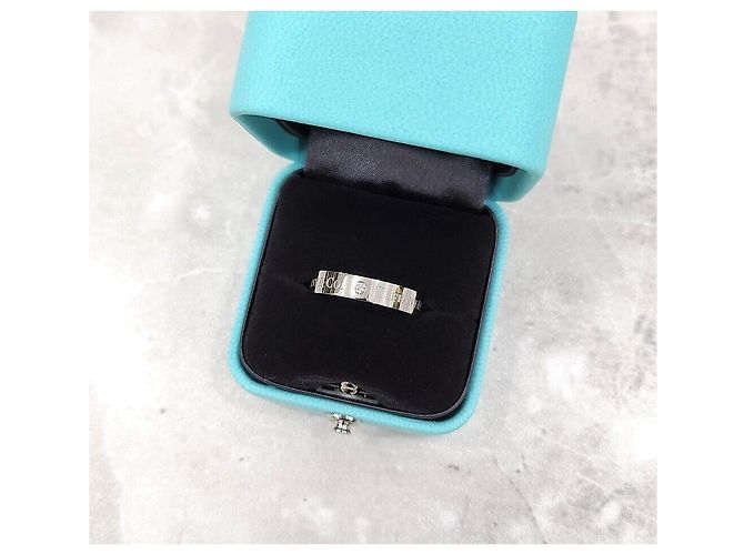 Tiffany & Co New Diamond Platinum Band Ring Size - view 6