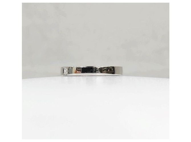 Bulgari Diamond Platinum Merrime Verlobungsring Silber - Ansicht 2