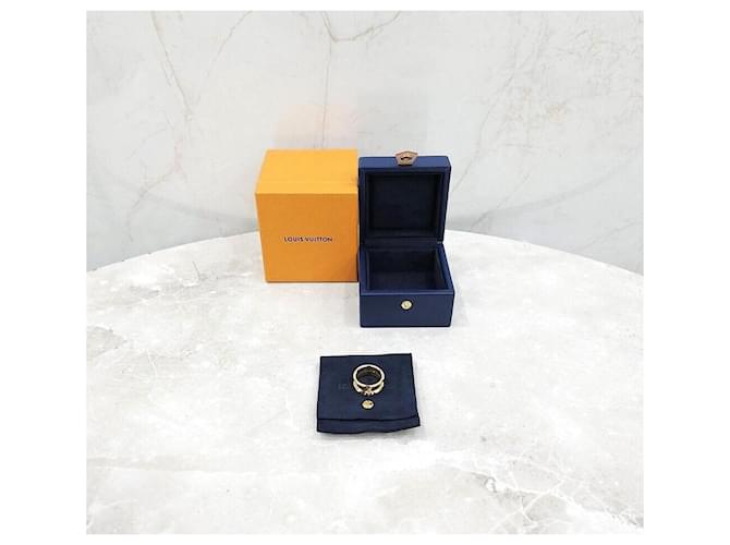 Louis Vuitton Anello Bolt Band in Oro Giallo e Diamanti LV - vista 6