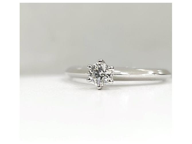Tiffany & Co Diamant-Platin-Ehering Silber - Ansicht 4