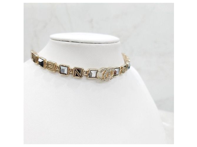 Chanel Collana Choker in Cristallo - vista 4