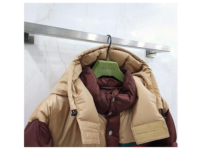 Gucci Gesteppte Nylonjacke mit Logo Mehrfarben - Ansicht 3