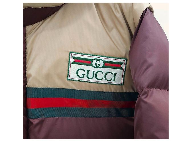 Gucci Gesteppte Nylonjacke mit Logo Mehrfarben - Ansicht 4